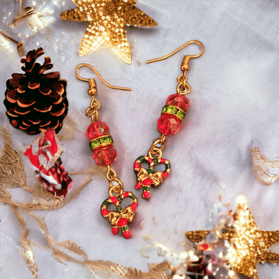 Candy Cane Delight Earrings