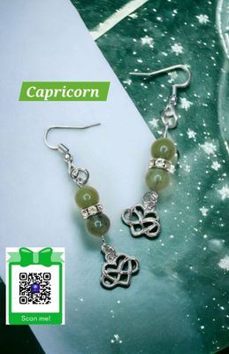Capricorn Earrings- The Essence of Ambition