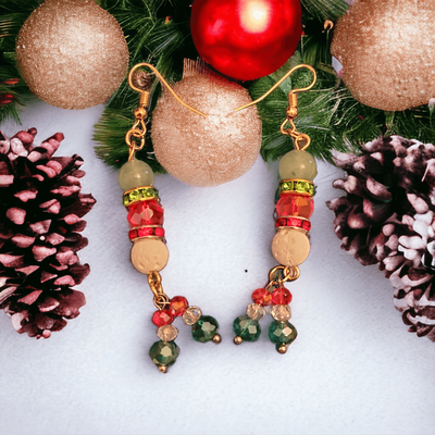 Festive Trio Charm Earrings
