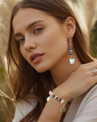 Libra Earrings- The Essence of Harmony