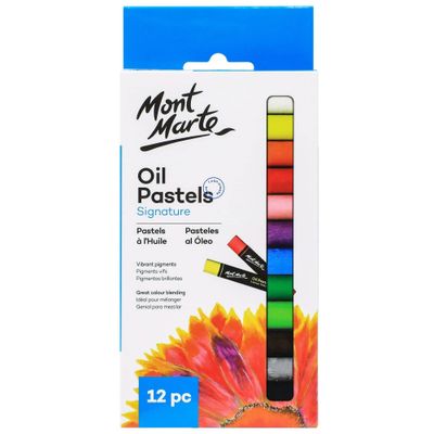 12 Oil Pastels