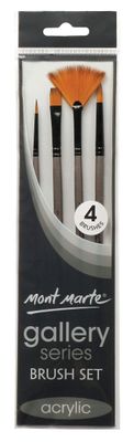 4 Acrylic Brushes