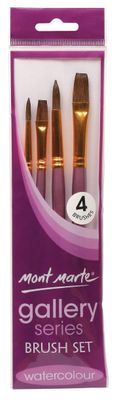 4 Watercolour Brushes