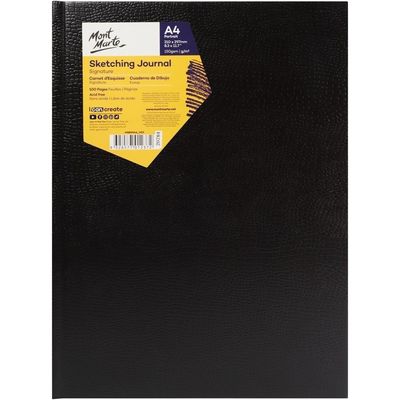 A4 Black Crocodile Texture Sketch Book