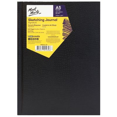 A5 Black Crocodile Texture Sketch Book
