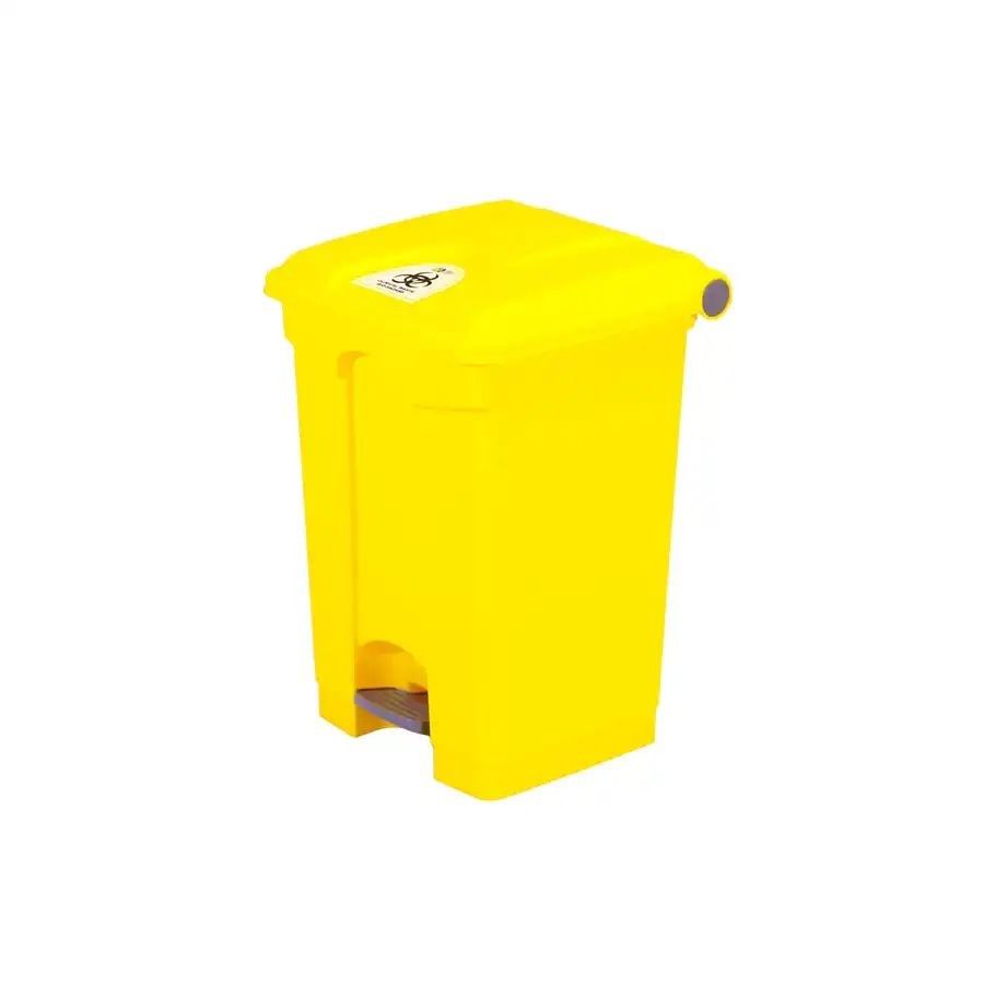 The Healthcare category image, showing a 45 litre all yellow clinical waste pedal bin