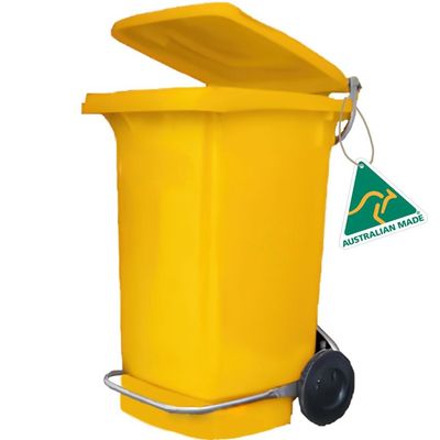 140L S/S COMMERCIAL FOOT PEDAL BIN